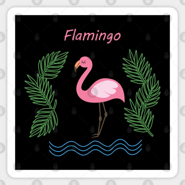 Flamingo Sticker by valentinahramov